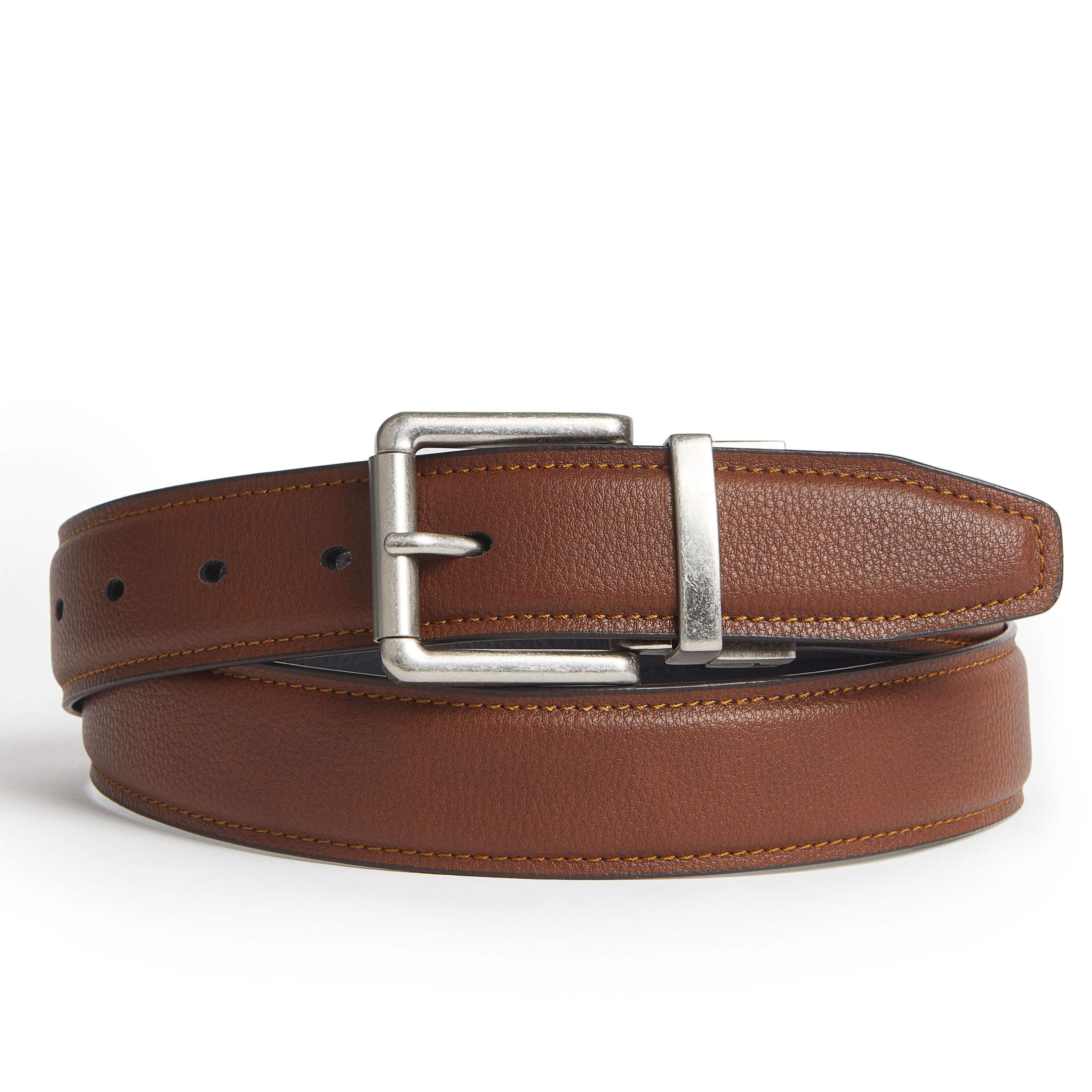 1 or 2PK G.B. Casual Stretch Reversible Belt - Gallery 15