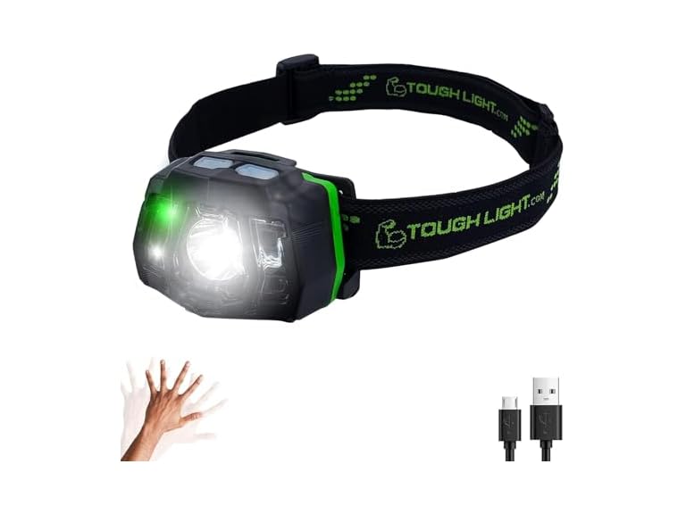 Tough Light LED Headlamp, Rechargeable