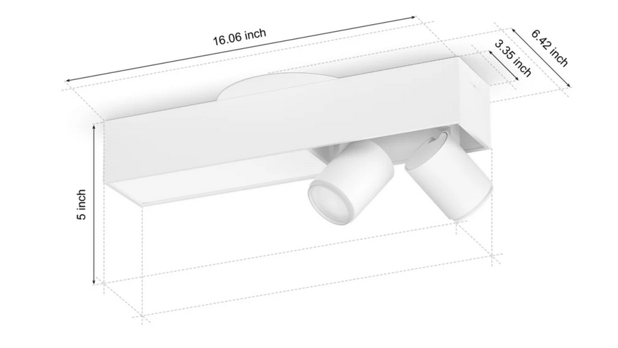 Philips 583641 Philips Hue Centris Smart LED Ceiling - Gallery 10