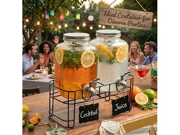 Semderm 2pk 1-Gal Drink Dispensers