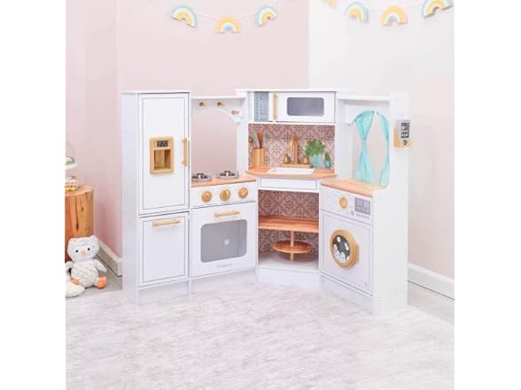 KidKraft Ultimate Corner Wooden Play Kitchen