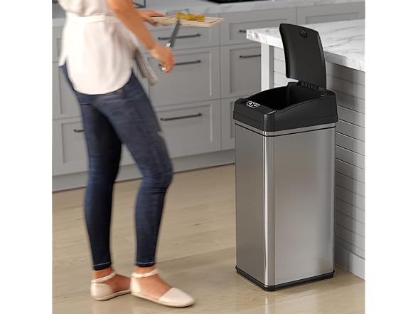 iTouchless 13 Gallon Automatic Trash Can