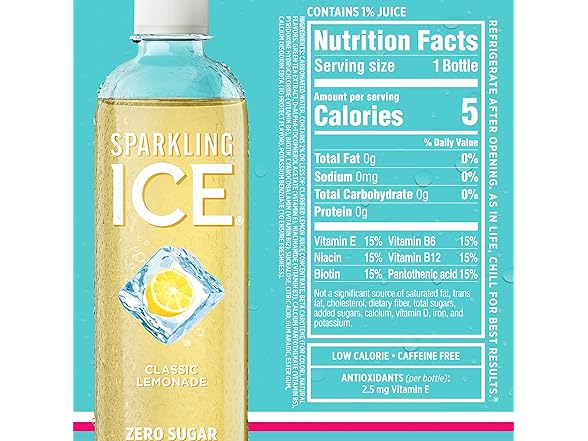 12PK Sparkling Ice Blue Variety Pack, Zero Sugar