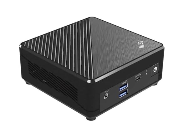 msi Cubi N ADL Mini PC: Intel Celeron N100, 4GB RAM, 128GB SSD, Black, Windows 11 Pro Entry: ADL-021US (Open Box)