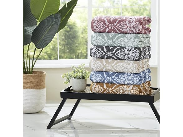 Modern Threads Amaris 6-Piece Reversible Towel Set