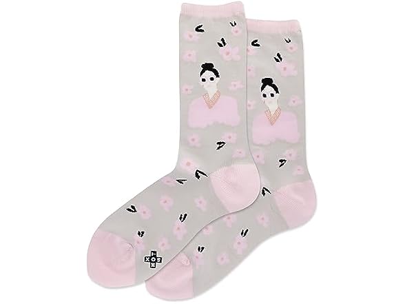 Hot Sox Women's (10-Apr) Women's Flower Girls Crew