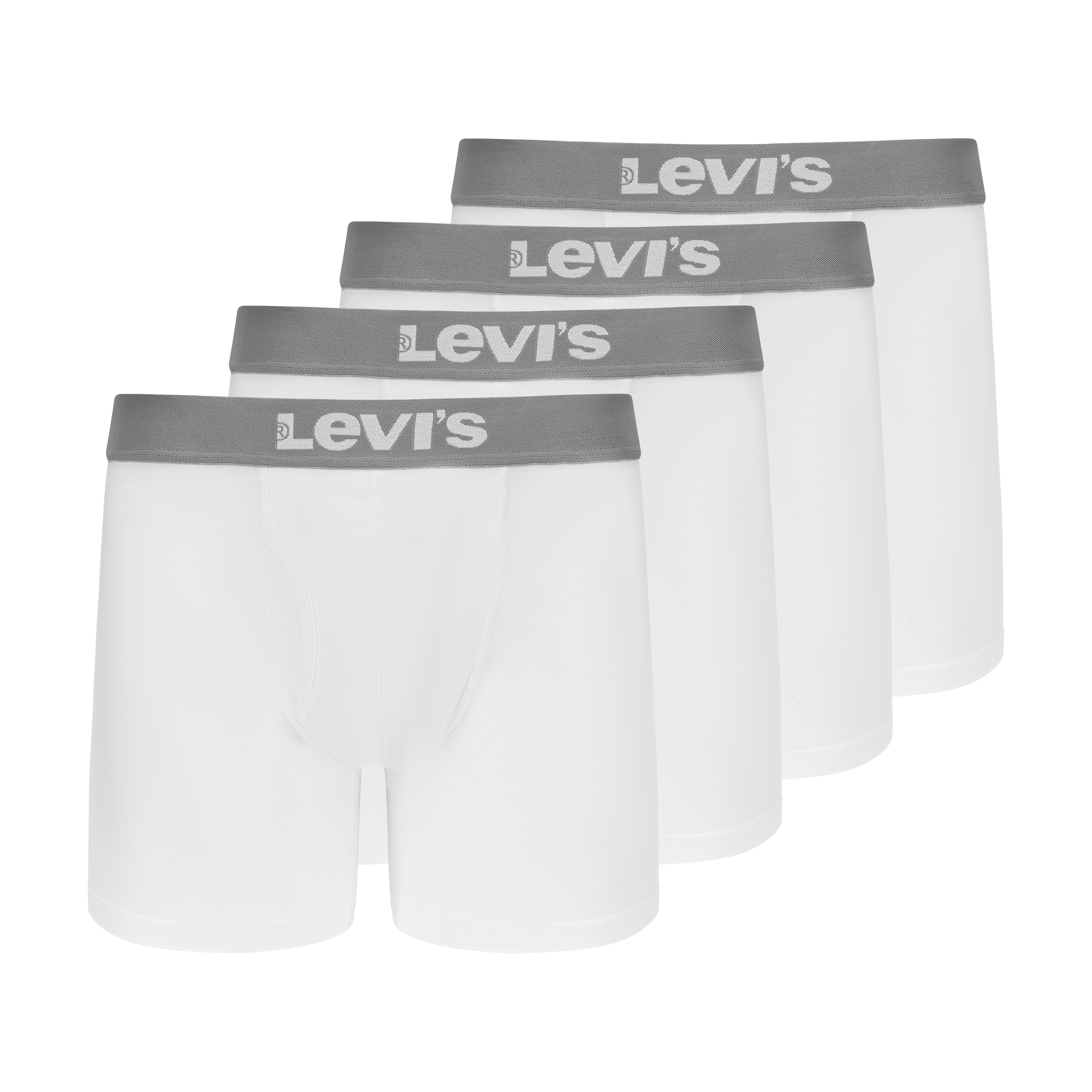 Levi's Men's 4-Pack Cotton Boxer Brief - Gallery 10