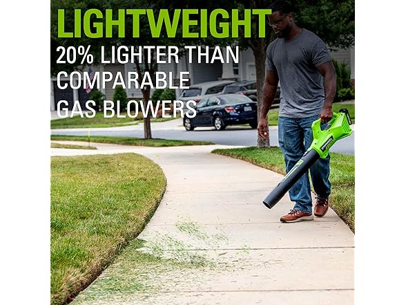 Greenworks 24V Cordless Axial Leaf Blower