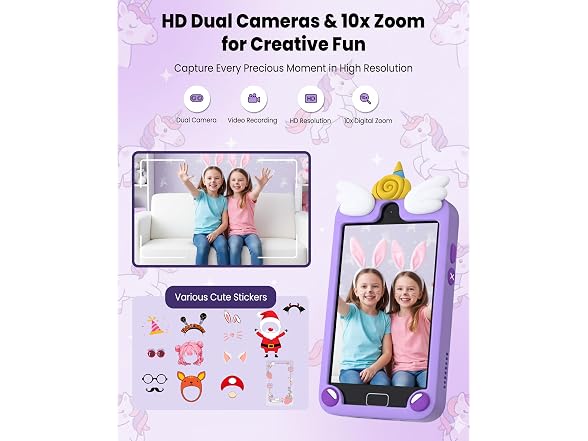 Kids Smart Phone for Girls 3-12 Years