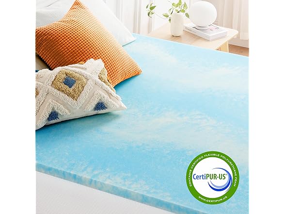 Best Price Mattress Swirl Gel AeroBreeze Mattress Topper