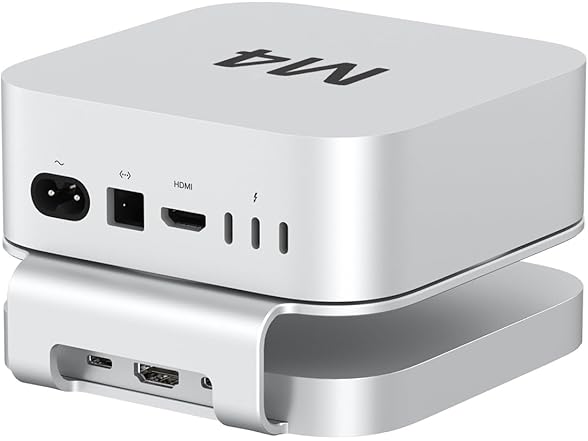 10in1 Aluminum Dock for Mac mini M4 Pro