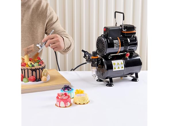 Airbrush Gun, Dual Action Gravity Feed with 0.3