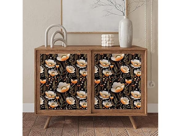 WalRiddle Dark Lotus Peel Stick Wallpaper