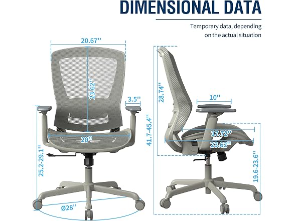 ELABEST T96 Mesh Ergonomic Office Chairs