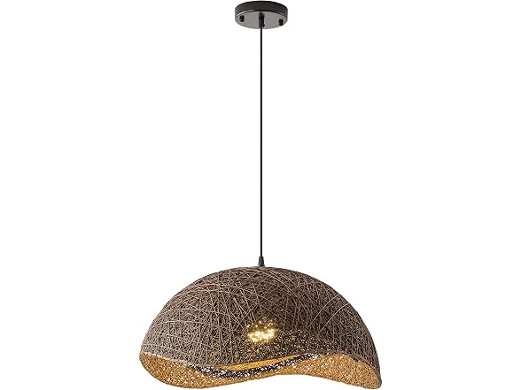 Parrot Uncle Boho Pendant Light for Dining Room, 20.5"