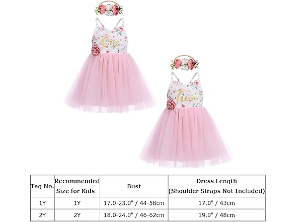 Odasdo Girls (2T) Baby Girl Toddler Kids 2nd Dress