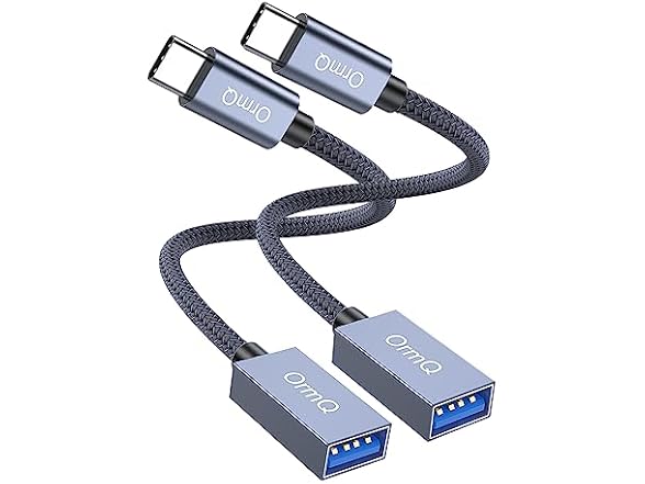 OrmQ USB C to USB Adapter 2 Pack