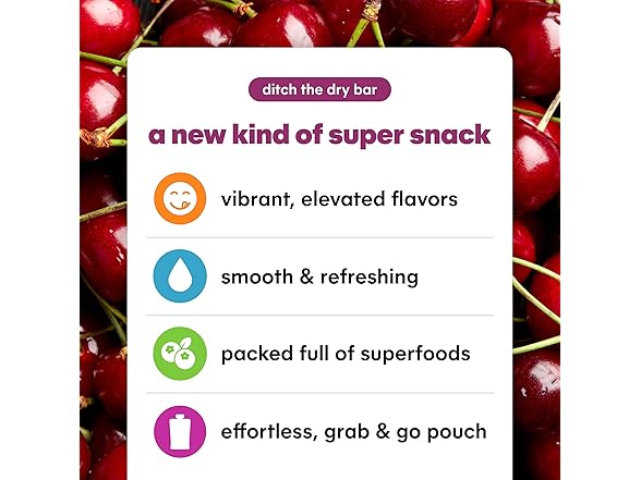 Noka Cherry Smoothies 4.22oz (6pk)