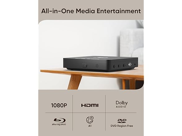 NUTROMO Blu Ray Player 1080P 