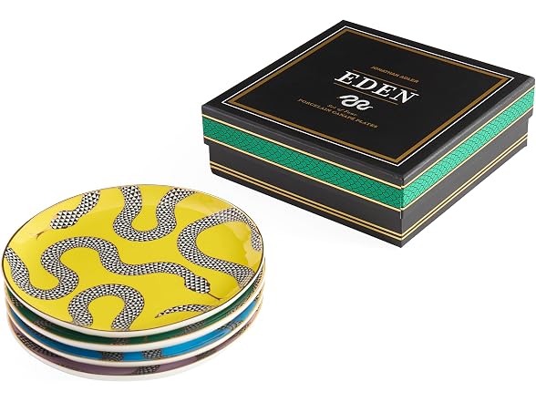 Jonathan Adler Eden Small Plate Set