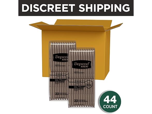 Depend | Fresh Protection Adult 44 Count