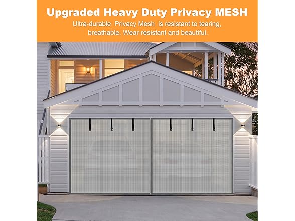 Privacy Garage Door Screen