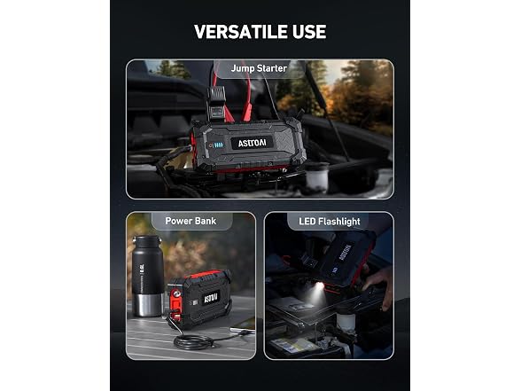 AstroAI S8 Ultra 4000A Car Jump Starter