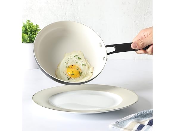 Martha Stewart Ceramic Interior 12 Piece Cookware set