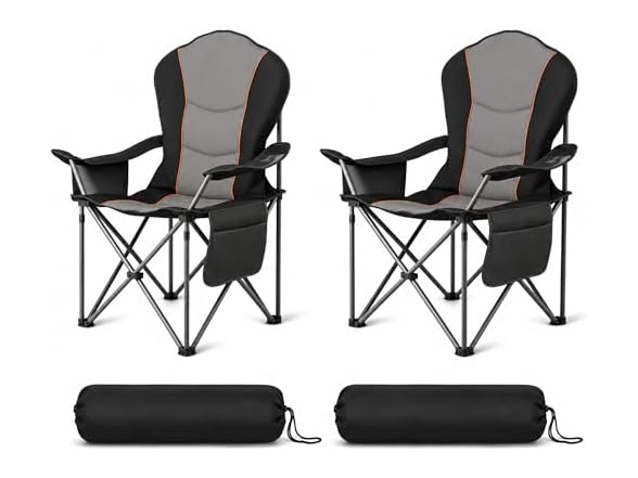 Suptinwear 2-Pack Oversized Camping Chair