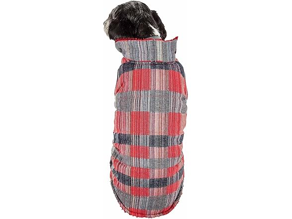 Pet Life ® Scotty Tartan Plaid Dog Coat