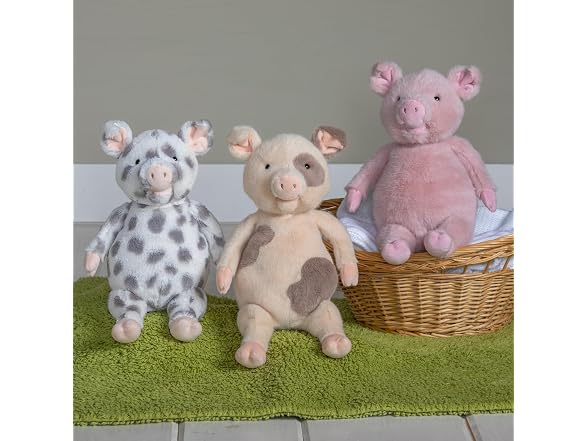 Mary Meyer Plush Soft Toy, 11-Inches, Peaches Pig