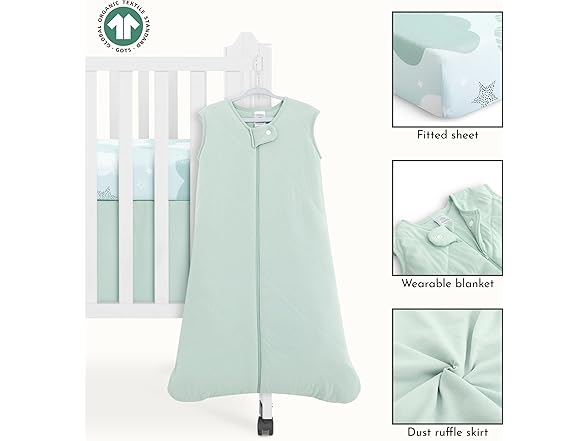 Evolur Dreamer 3 Piece Mini Crib Bedding Set