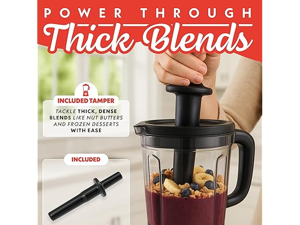 Gourmia Heavy Duty Countertop Blender 