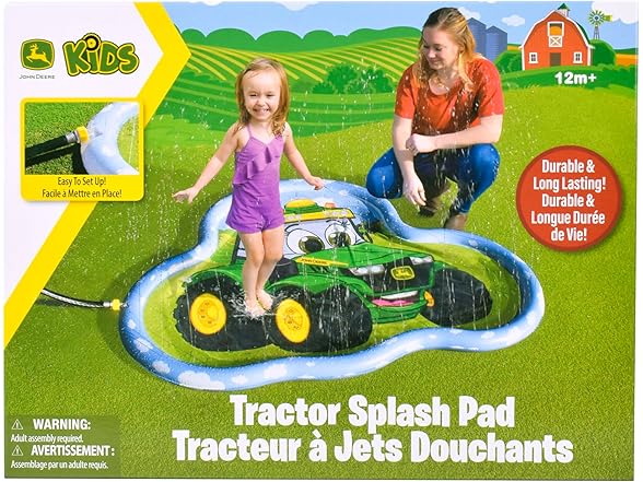John Deere 3 in 1 Splash Pad Play Sprinkler