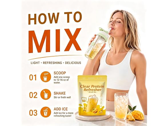 Buporai Clear Protein Refreshers Drink
