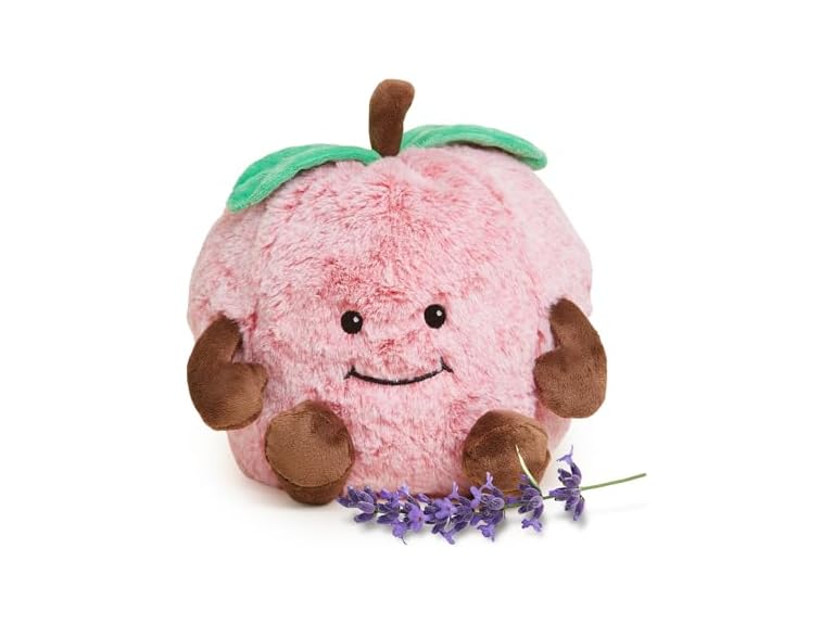 warmies Microwavable & Weighted Stuffed Animals, Red Apple 