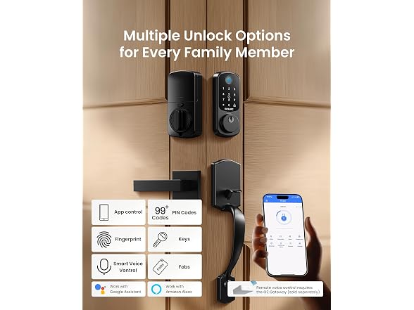 DESLOC Keyless Entry Door Lock w/Handle