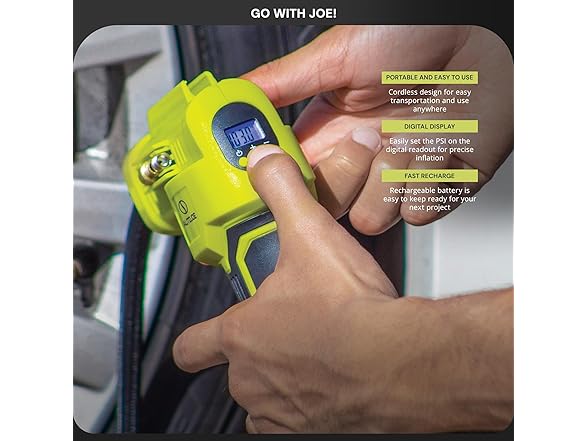 Auto Joe 24V-AJC-MAX 24V IONMAX Cordless Rapid Air Inflator