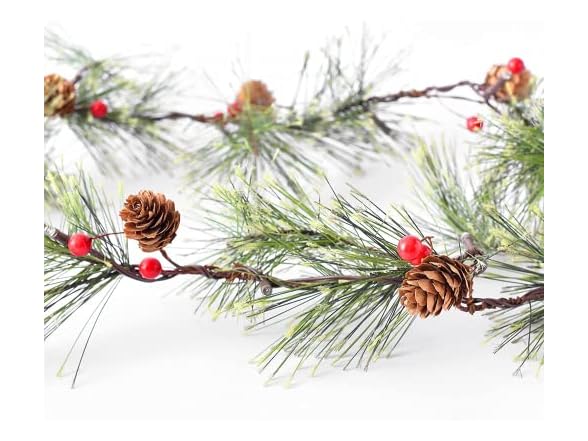 PROWREATH Christmas Smokey Pine Garland,