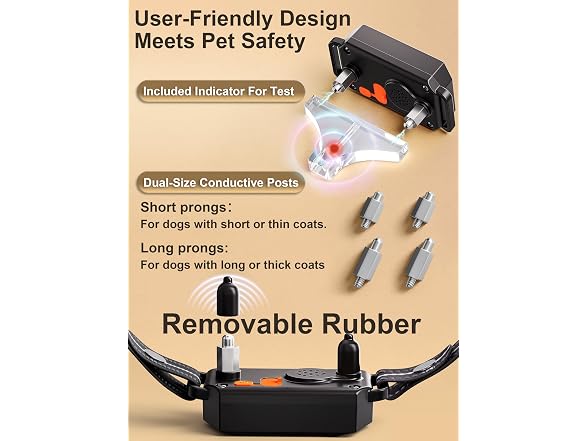 Small Shock Collar for 2 Small Dogs(5-30Lb),