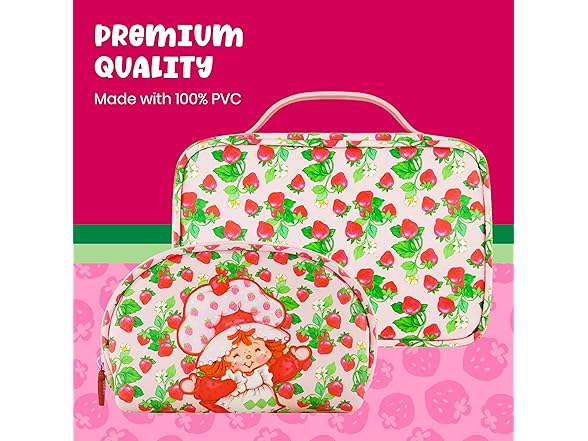 Strawberry Shortcake 2-Piece Travel Cosmmetic Set