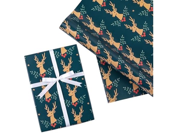 Dark Green Reindeer