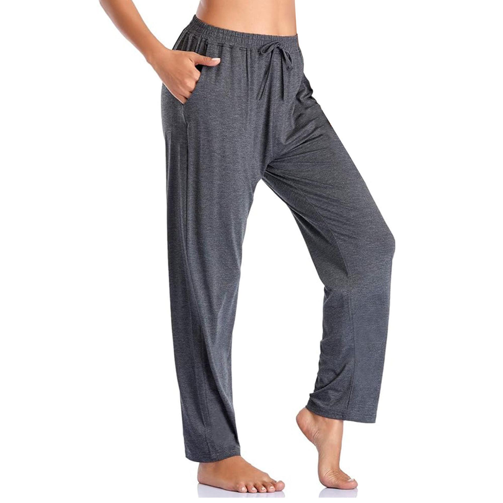 3Pk Womens Loose Fit Classic Lounge Pants - Gallery 16