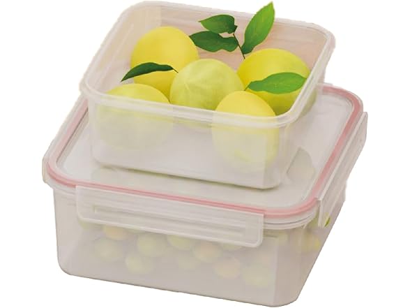 Clear Square Food Container Sets