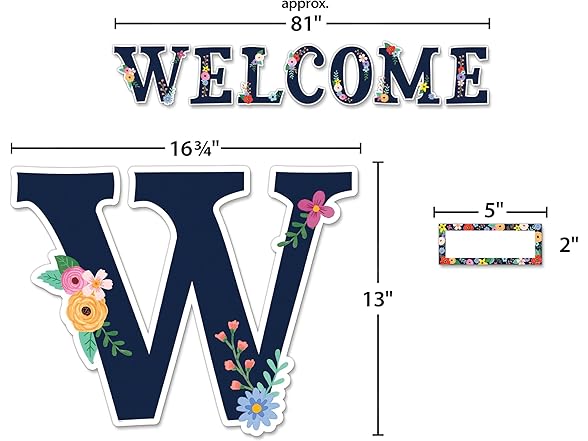 Teacher Wildflowers Welcome Bulletin Board