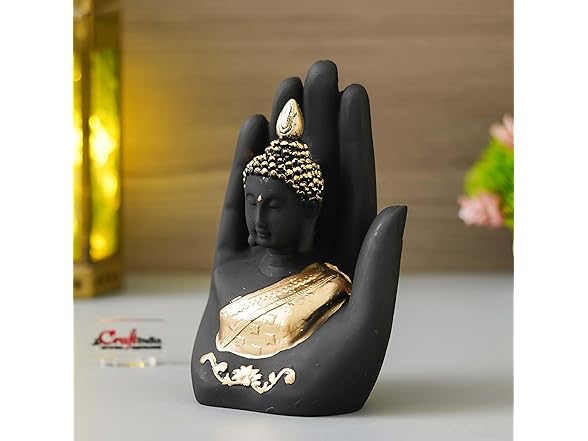 eCraftIndia Golden Handcrafted Palm Budd