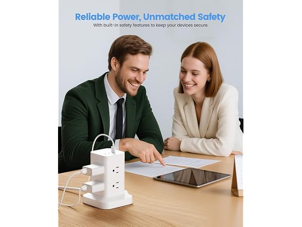 Tagzilo Power Strip Tower 1800J - Gallery 7