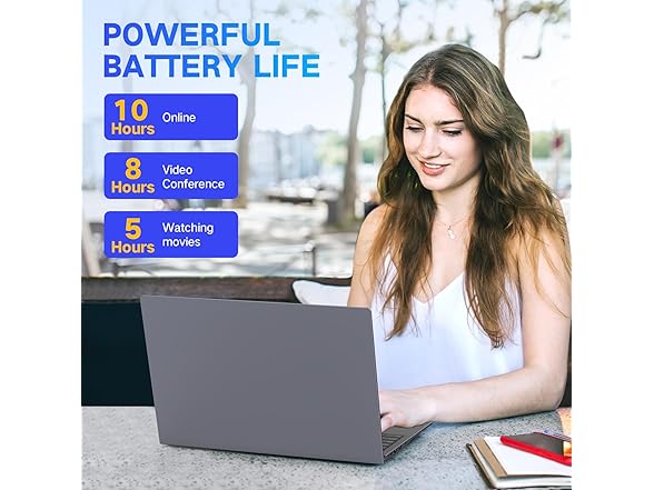DERE Celeron N5805 16" Gaming Laptop