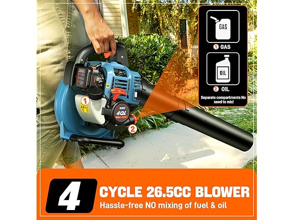 Gas Leaf Blower 26.5cc 