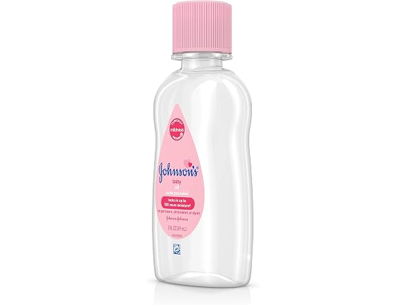 Johnsons Baby Oil Hypoallergenic 3oz